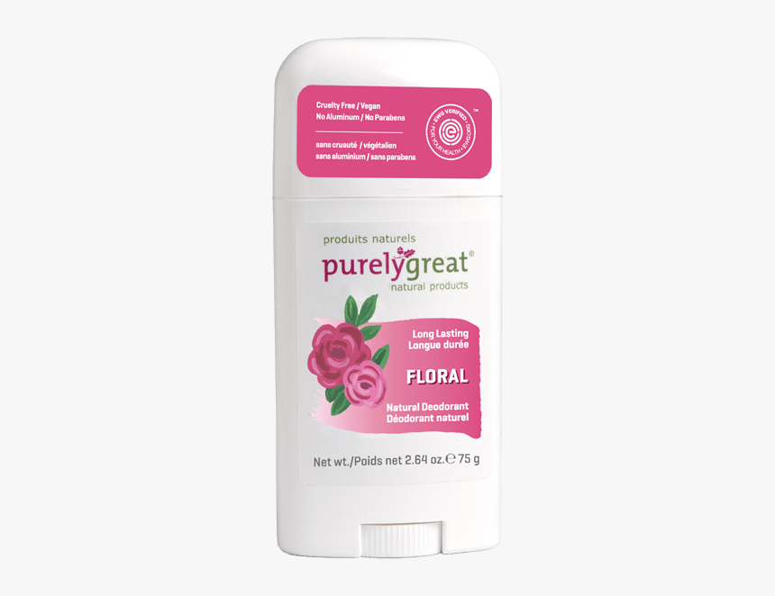 Purelygreat Floral Stick Deodorant - Deodorant, HD Png Download