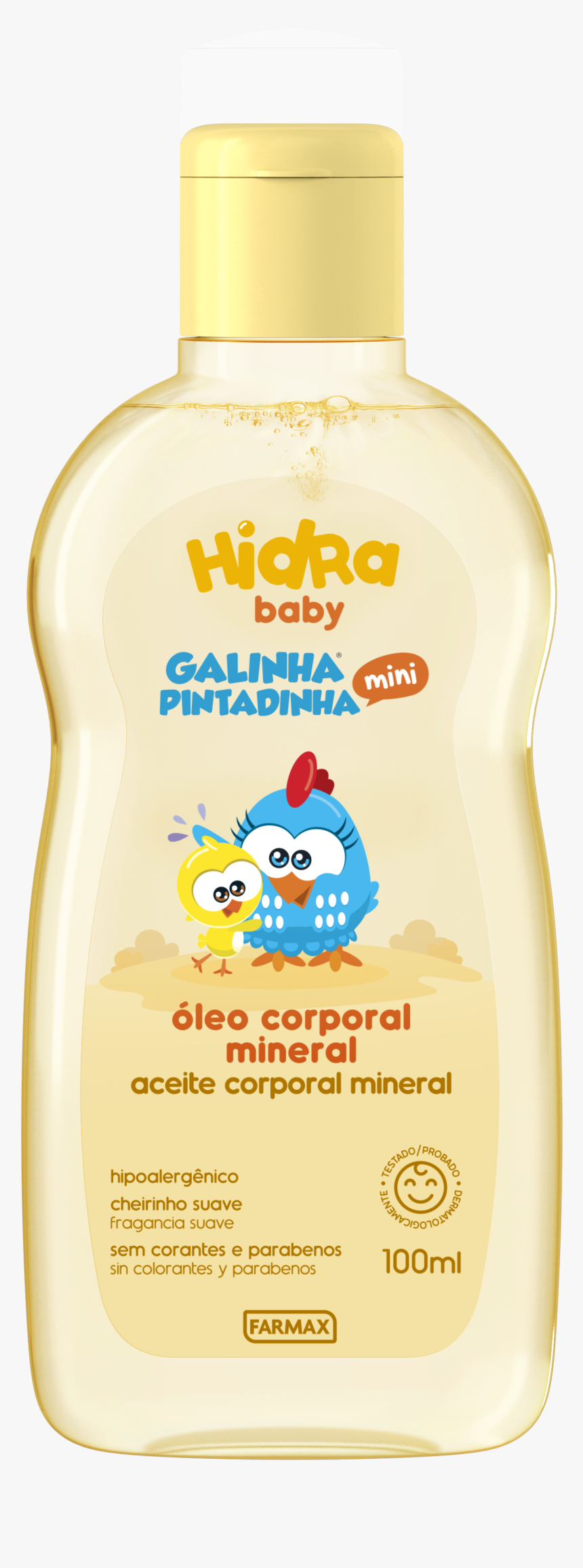 Óleo Corporal Mineral Infantil Hidrababy Galinha Pintadinha - Teichenne Butterscotch Schnapps, HD Png Download