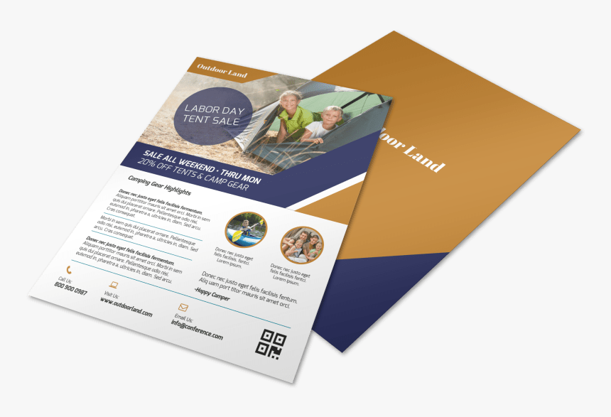 Labor Day Tent Sale Flyer Template Preview - Flyer, HD Png Download