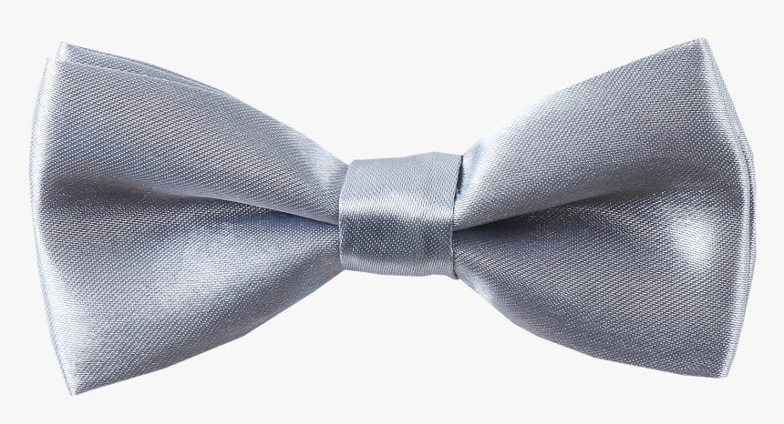 Silver Bow Png, Transparent Png