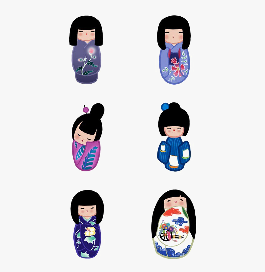 Japanese Doll Png File, Transparent Png