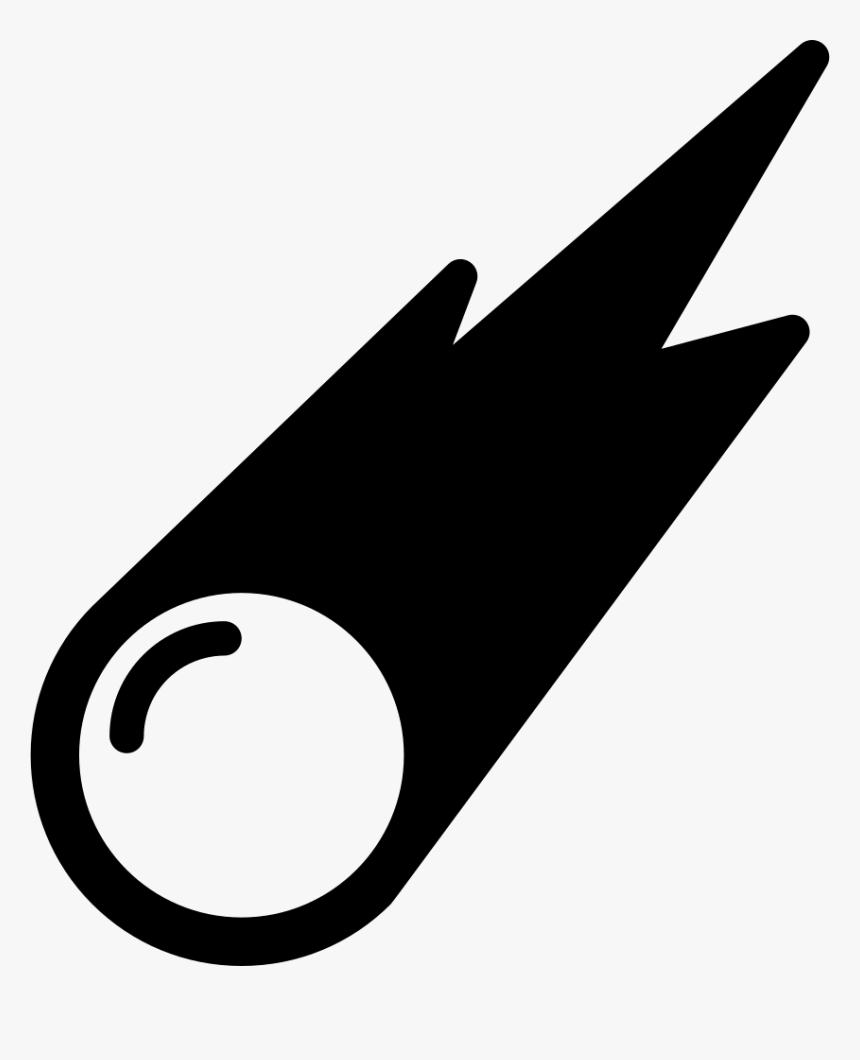 Black Comet High Quality Pictures - Comet Icon, HD Png Download