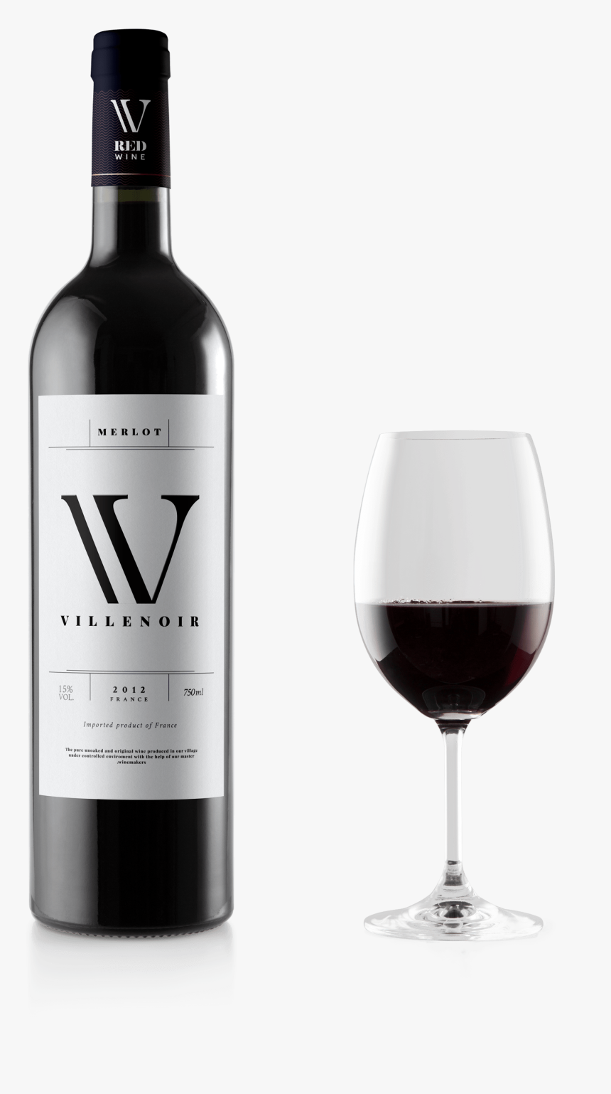 Wine Bottle And Cup Png, Transparent Png