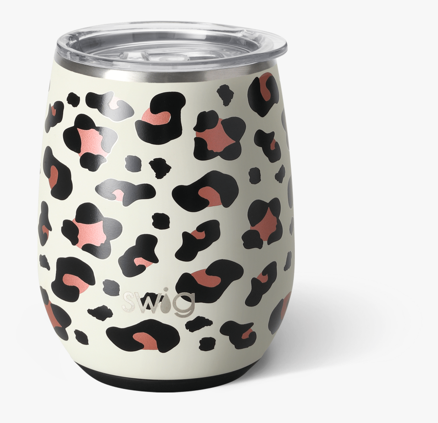 Swig Leopard Wine Tumbler, HD Png Download