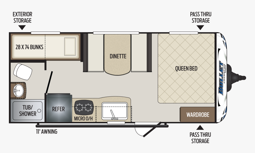 2018 Keystone Bullet 1750rk, HD Png Download