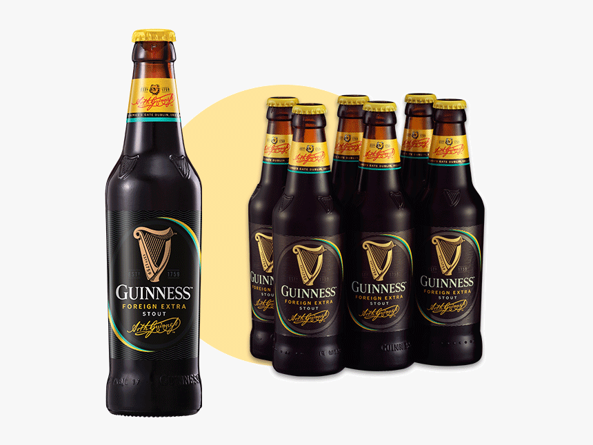 Guinness 6-bottle Pack - Guinness, HD Png Download