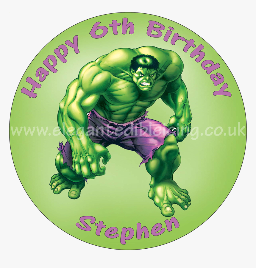 Animated Incredible Hulk , Png Download - Cartoon, Transparent Png