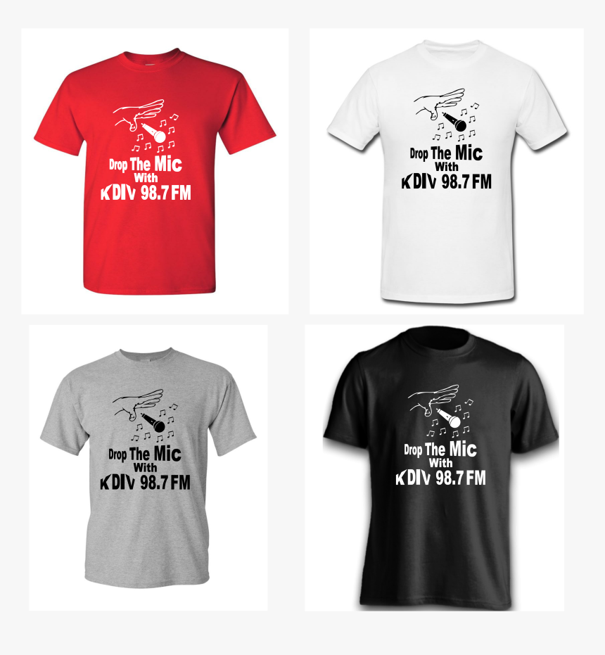 7 Fm Drop The Mic - Active Shirt, HD Png Download