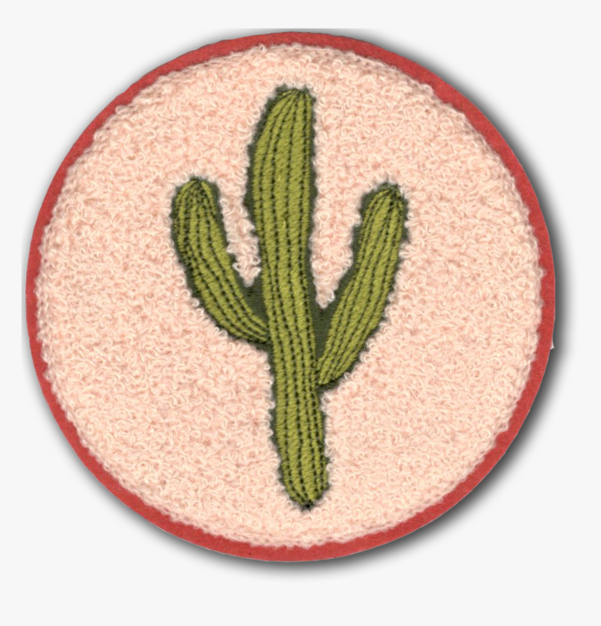 Saguaro Chenille Patch - Cross-stitch, HD Png Download
