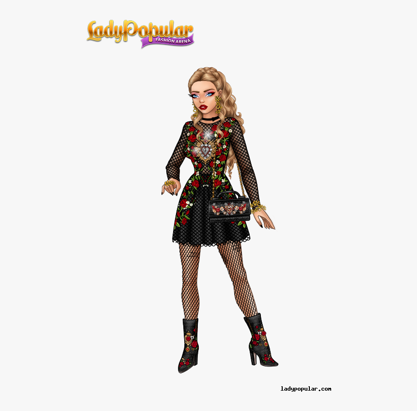 Lady Popular Fashion Arena Gothic, HD Png Download