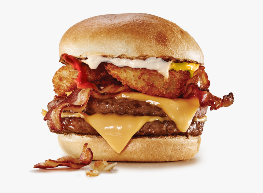 Hamburger With Fries Png - Burger King Rodeo Chicken Sandwich, Transparent Png