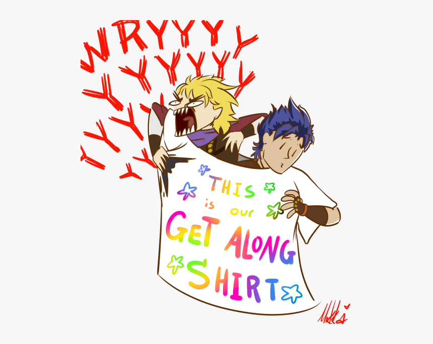 Buy One Dio, Get An Extra Jojo For Free - Cartoon, HD Png Download