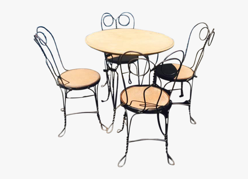 Ice Cream Parlor Chairs - Kitchen & Dining Room Table, HD Png Download