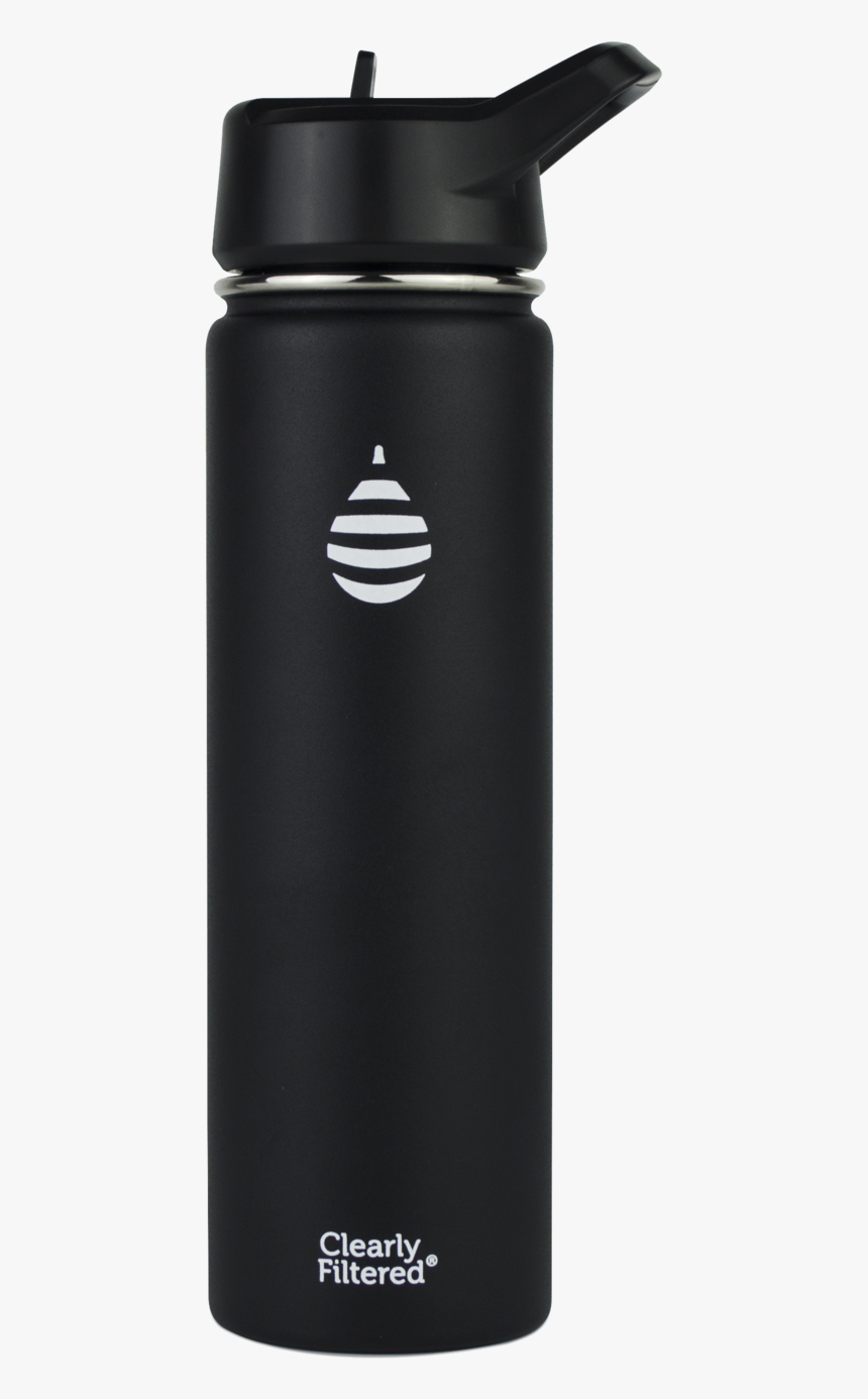 Insulated Stainless Steel Filtered Water Bottle - Water Bottle, HD Png Download