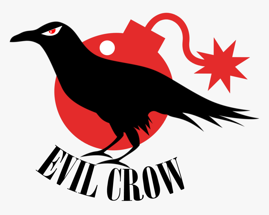 Evilcrow - Illustration, HD Png Download