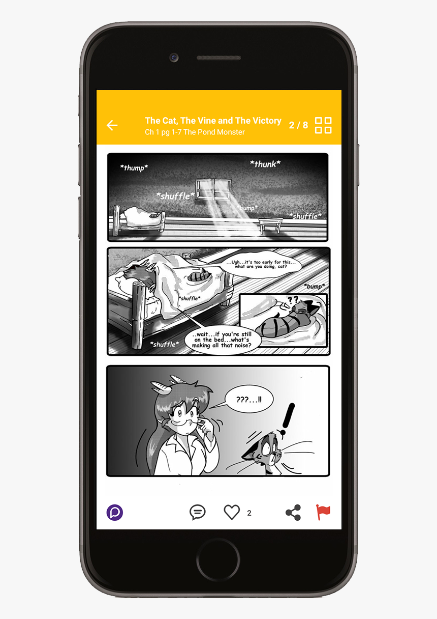 The Cat, The Vine And The Victory Sample 1 - Cartoon, HD Png Download