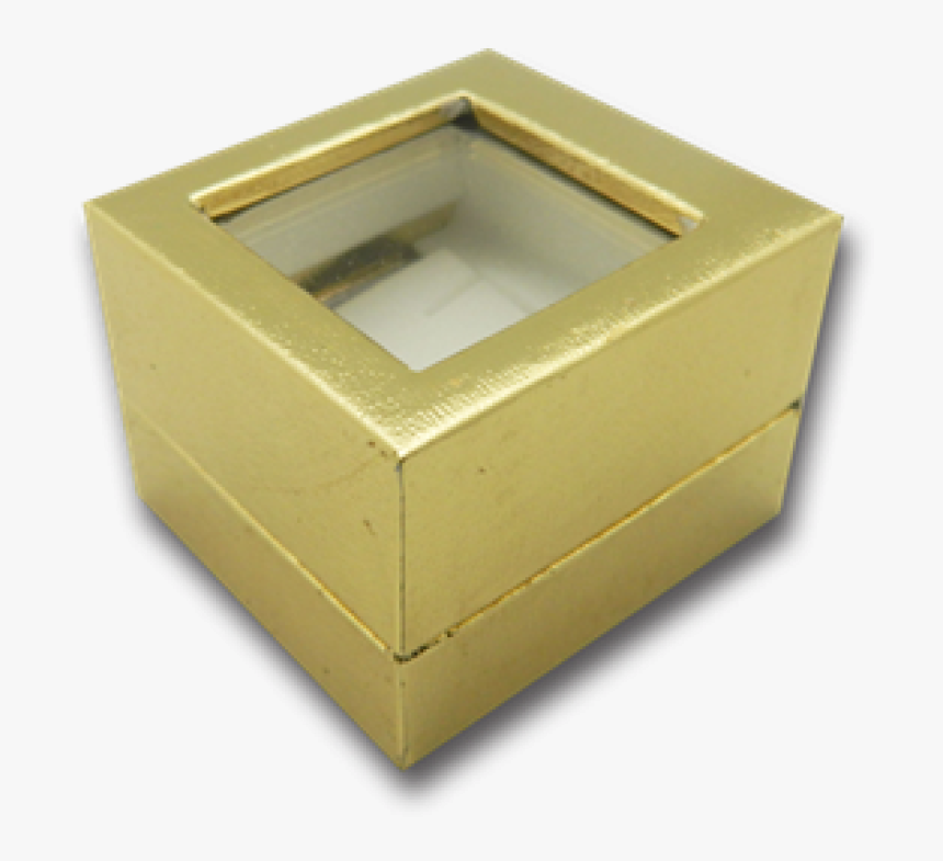Shiny Golden Earring And Ring Storing Box - Box For Packing Sweet, HD Png Download
