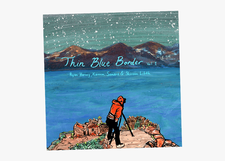 Thin Blue Border 1 - Painting, HD Png Download