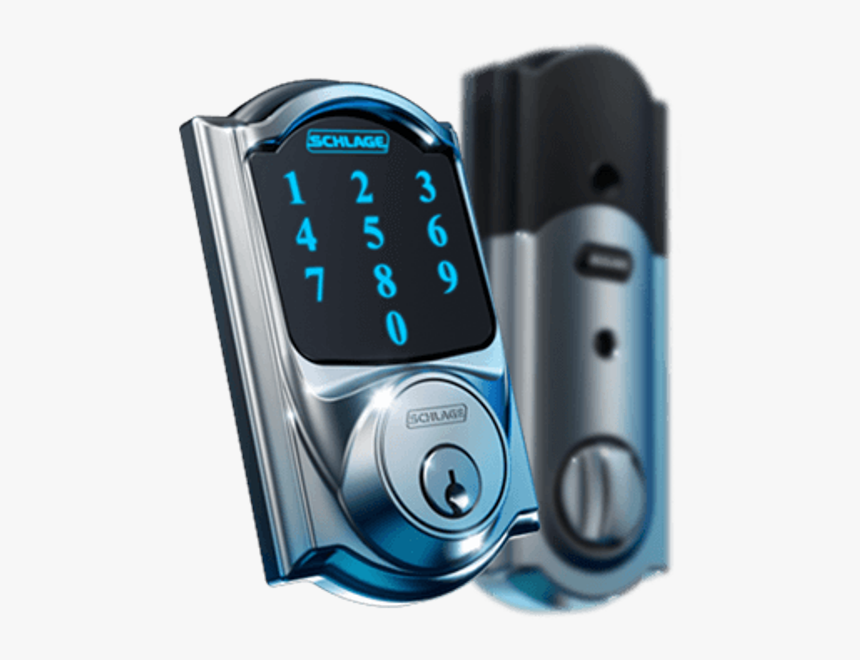Schlage Keypad Electronic Lock - Schlage Door Lock Png, Transparent Png