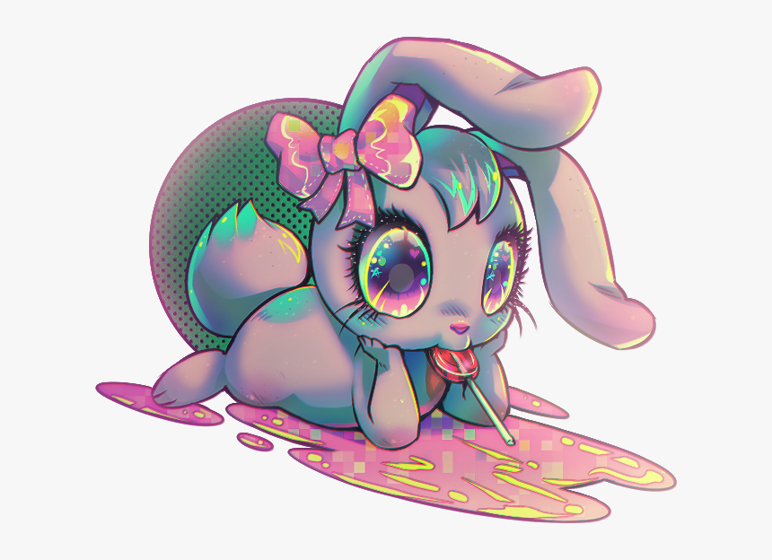 27 Images About Pastel Goth Anime On We Heart It - Cartoon, HD Png Download