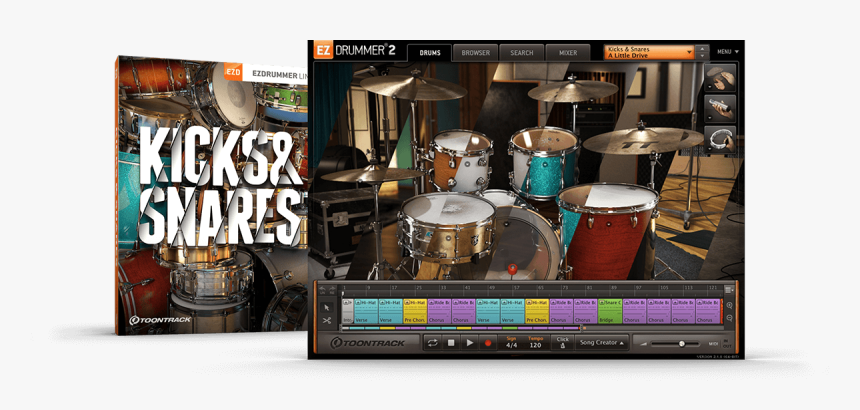 Toontrack Kicks & Snares, HD Png Download