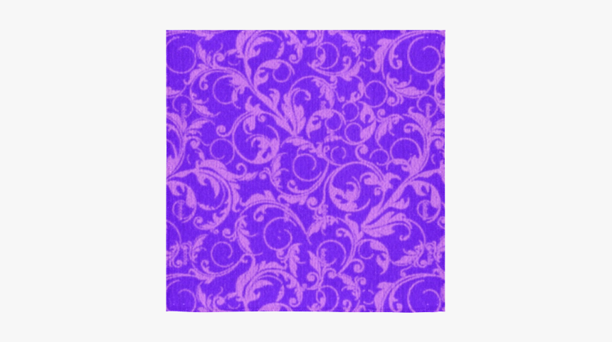 Vintage Swirls Amethyst Ultraviolet Purple Square Towel - Motif, HD Png Download