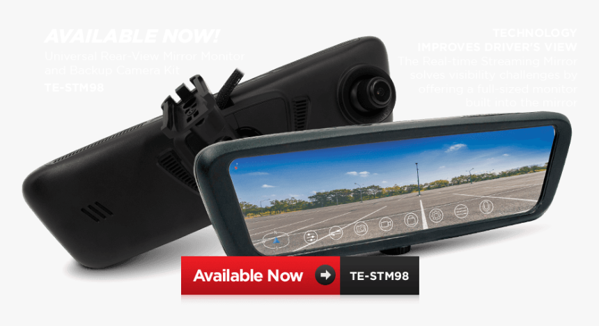 Rearview Mirror Monitors - Rear-view Mirror, HD Png Download