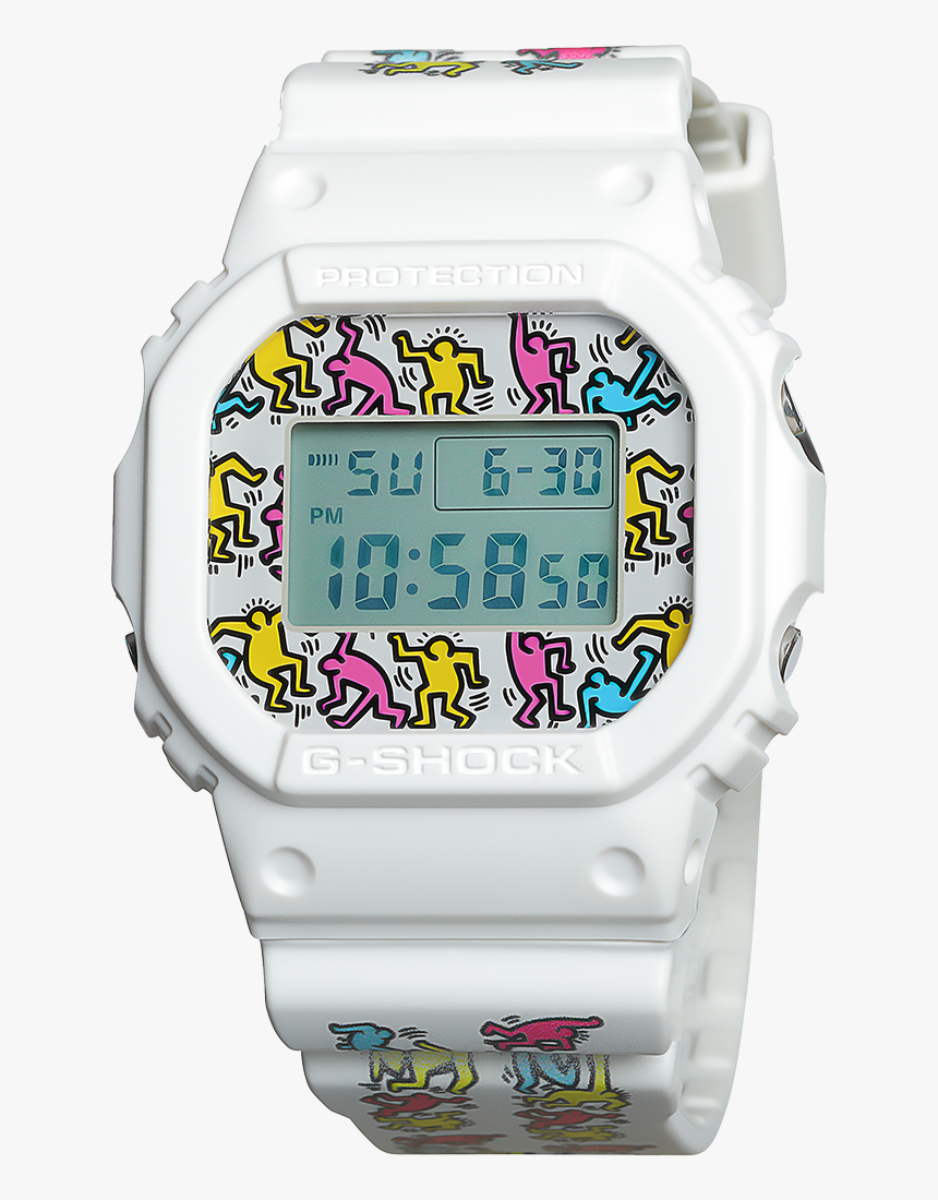 G Shock Dw5600keith - G Shock Keith Haring Watch, HD Png Download