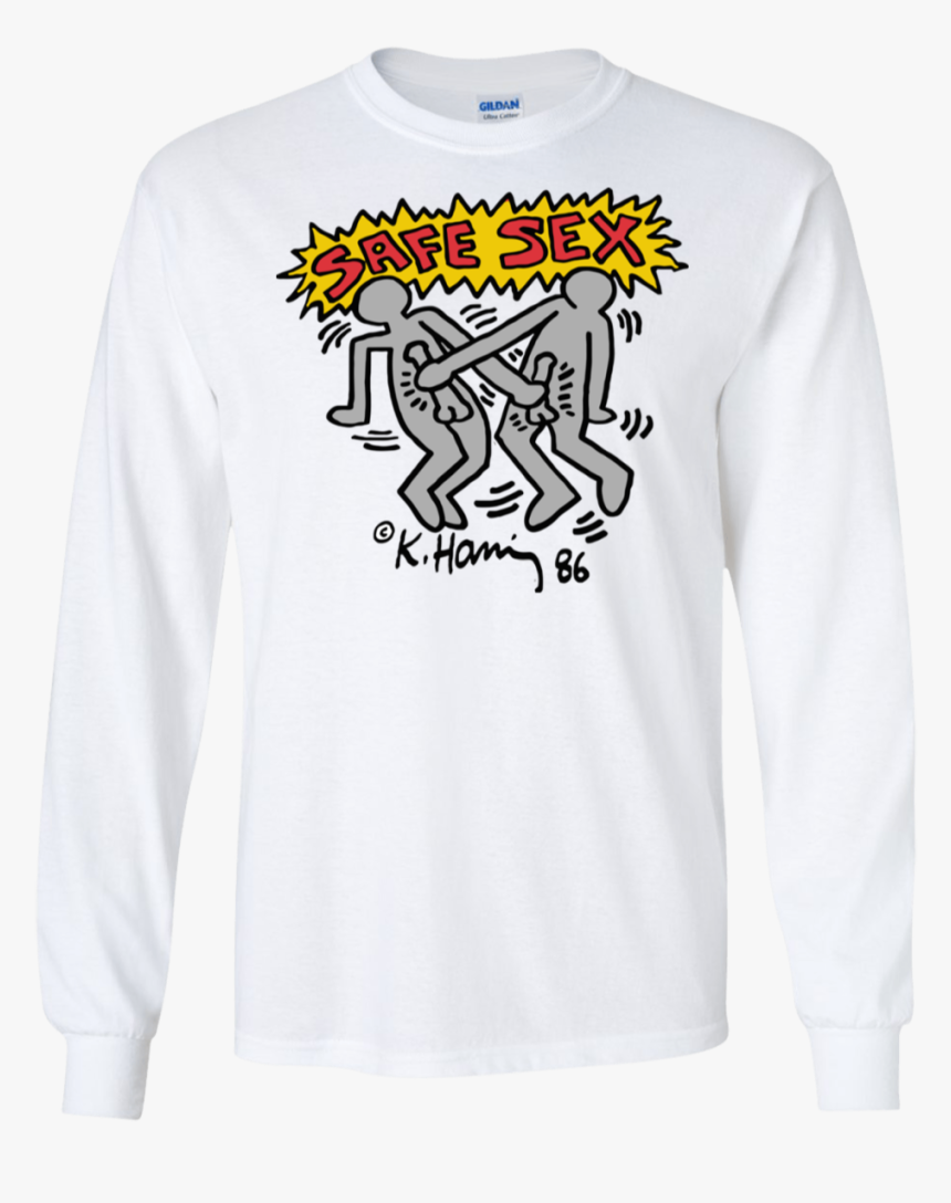 Keith Haring Safe Sex Shirt, HD Png Download