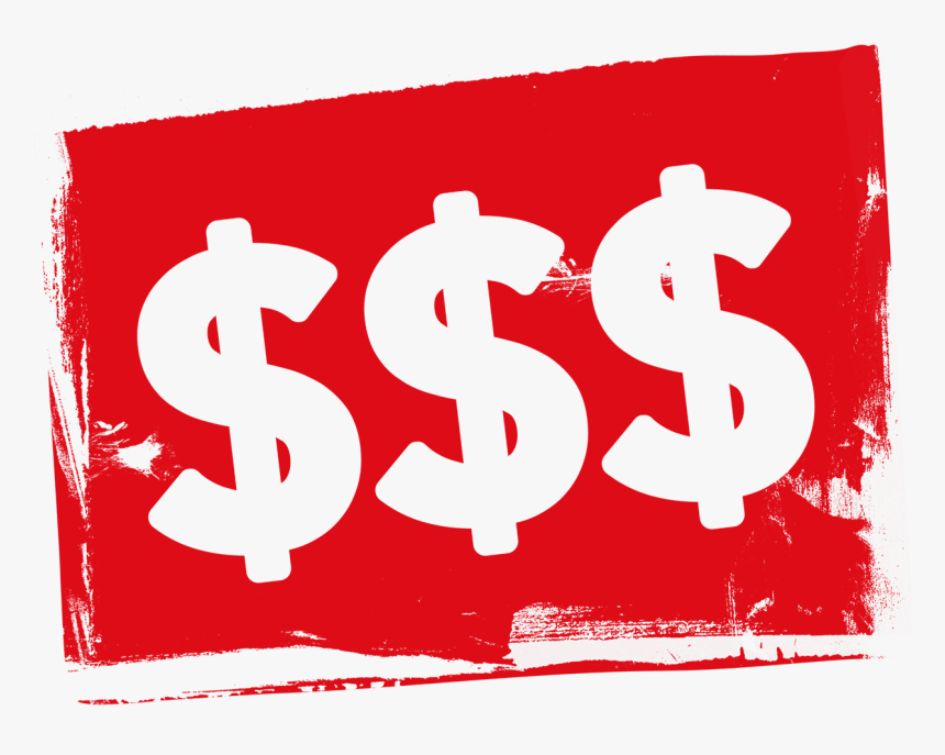 Grunge $$$ Label Psd - Graphic Design, HD Png Download