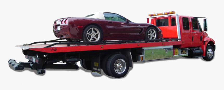 Picture - Flatbed Tow Truck Png, Transparent Png
