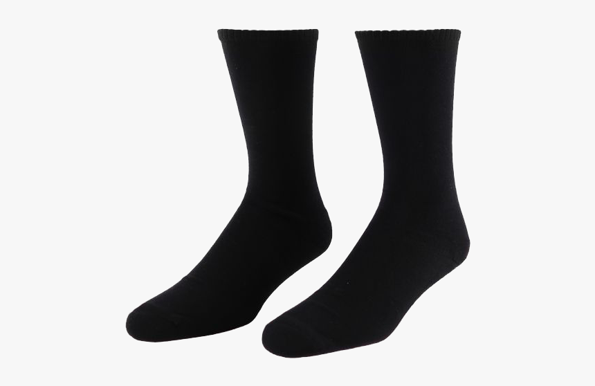 Plain Black Socks Png, Transparent Png