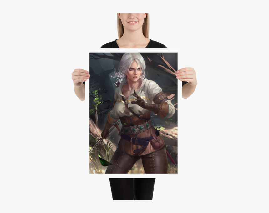Witcher Ciri Art, HD Png Download