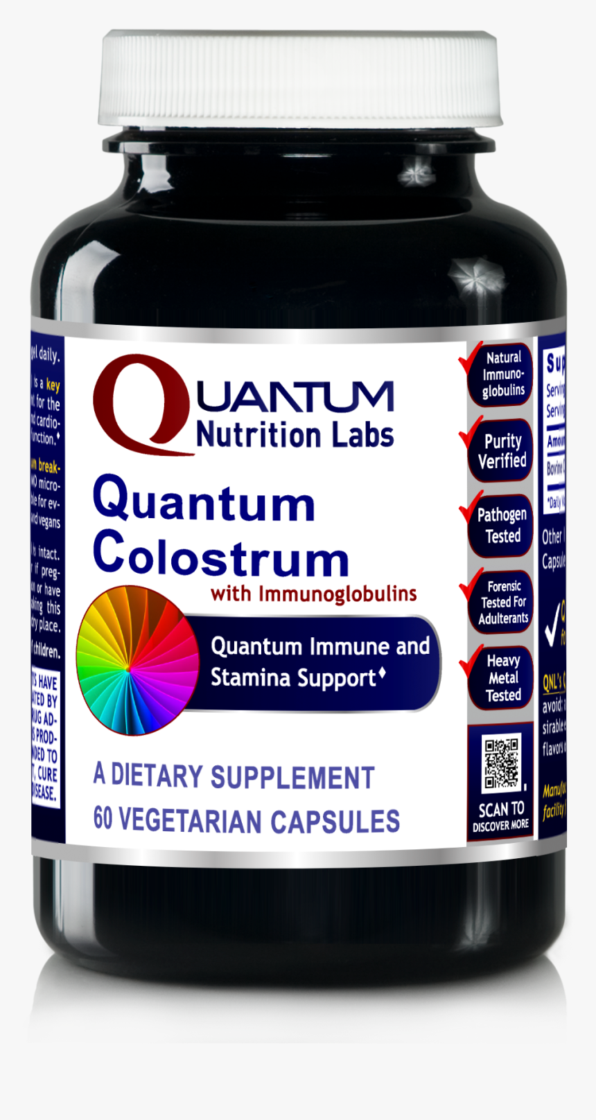 Quantum Colostrum With Immunoglobulins Dietary Supplement - Nucleotides Supplements, HD Png Download