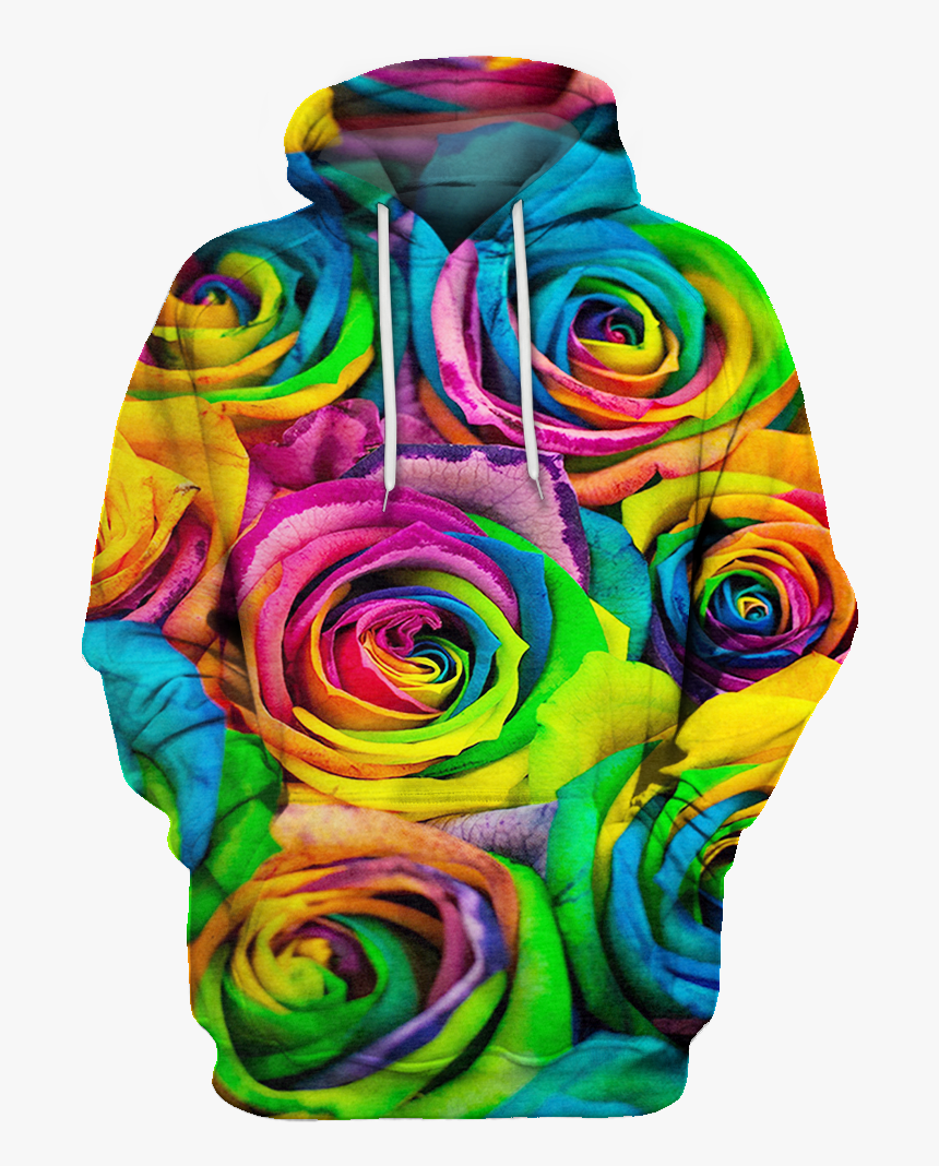 Rainbow Flower, HD Png Download