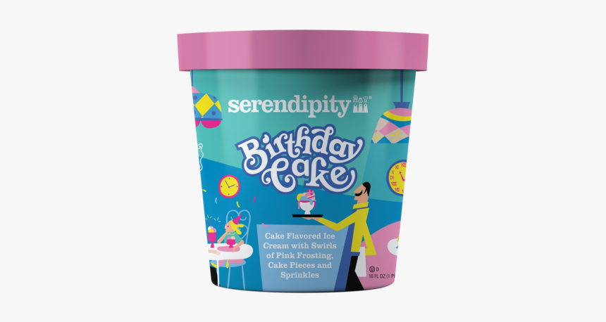 Pints-mockup Noshadow Bc - Serendipity Birthday Cake Ice Cream, HD Png Download