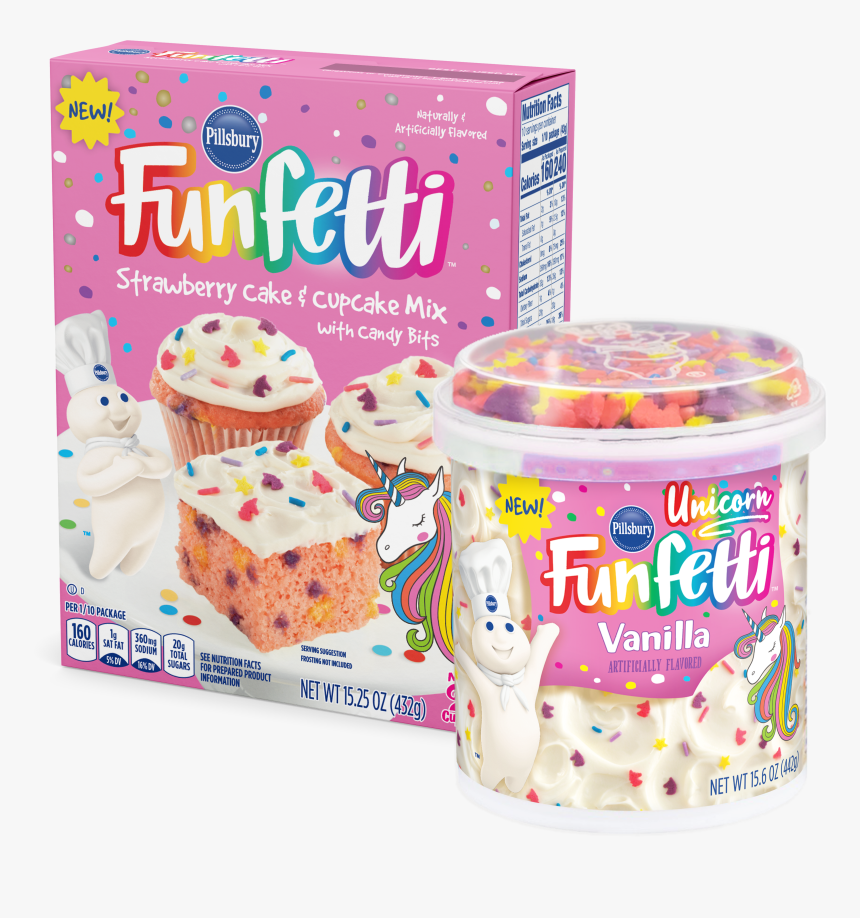 Pillsbury Unicorn Funfetti, HD Png Download