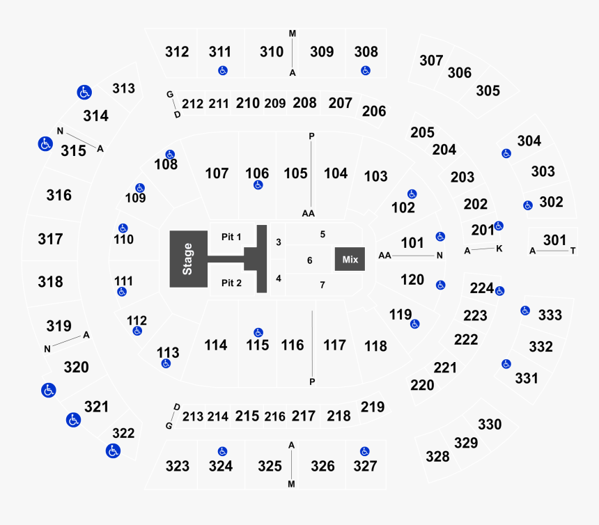 Post Malone Nashville Seating, HD Png Download