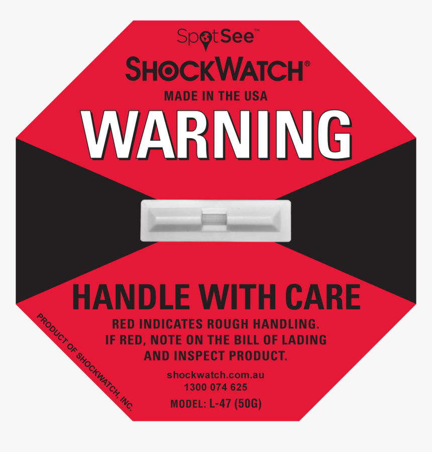 Shockwatch Label L-47 50g - Shock Watch, HD Png Download