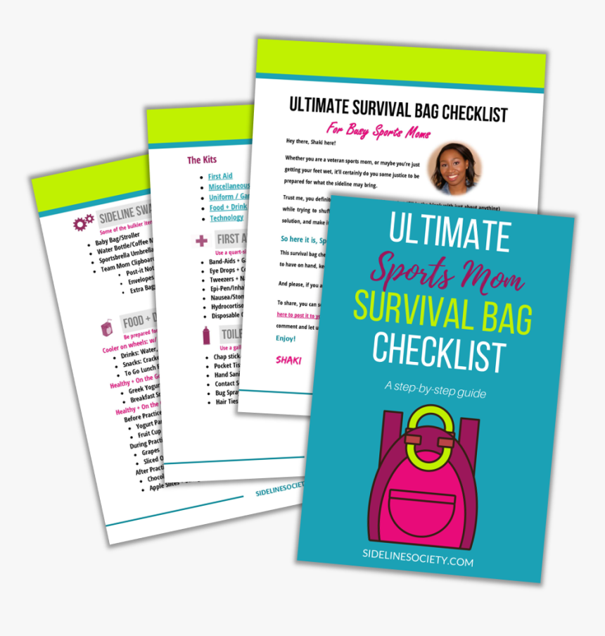 Ultimate Sports Mom Survival Bag Checklist, HD Png Download