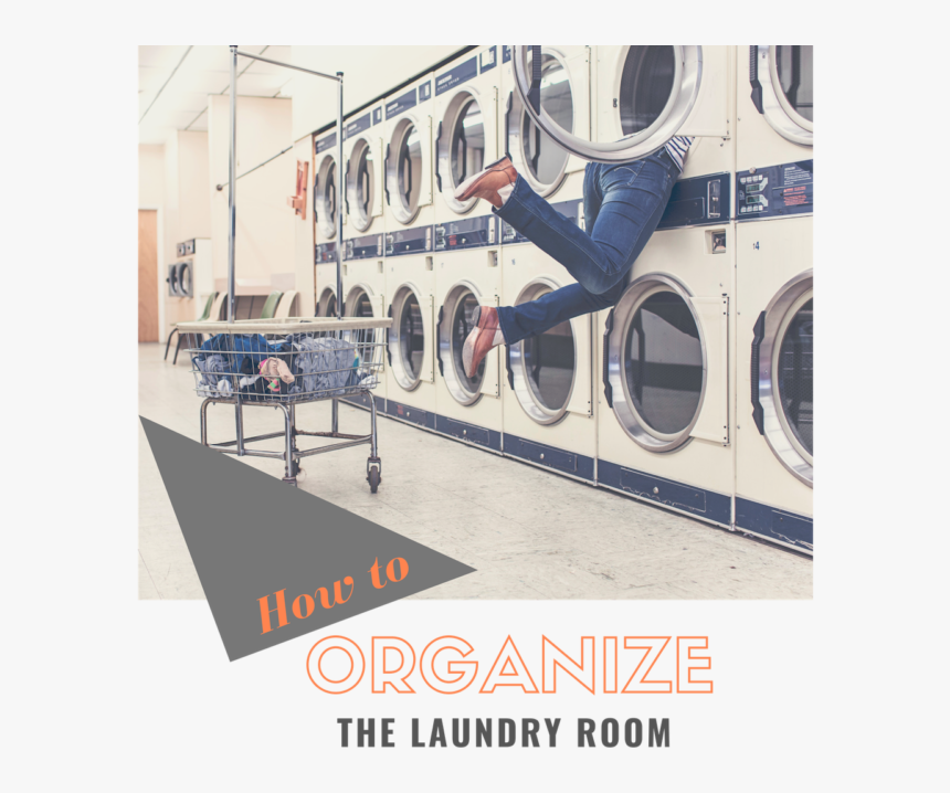 How To Organize Laundry Room - Washing Machine, HD Png Download