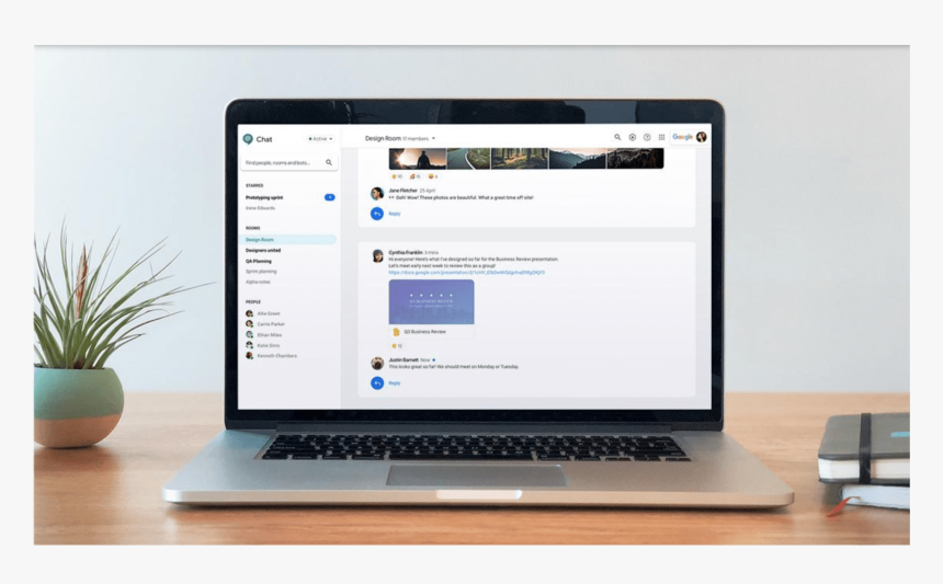Hangouts Op Laptop, HD Png Download