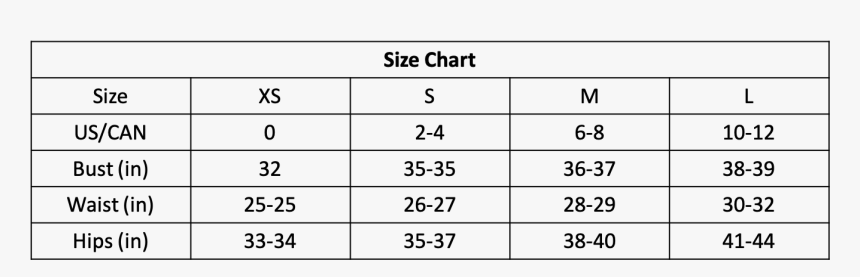 Large Size Chart Size Chart Parcel22 - Small Size Chart, HD Png Download