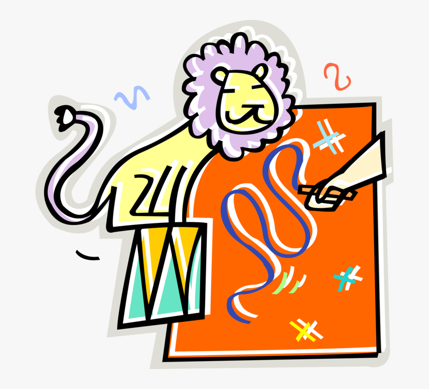 Vector Illustration Of African Male Lion King Of The, HD Png Download