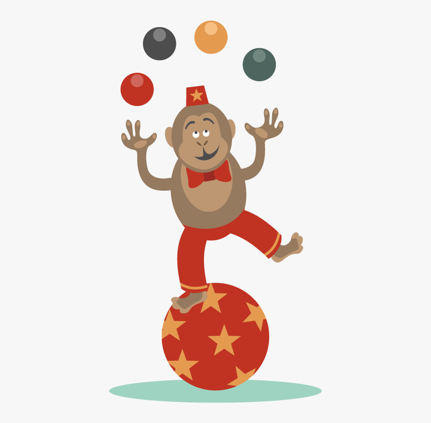 Transparent Juggling Clipart - 馬戲 團 拋 球, HD Png Download