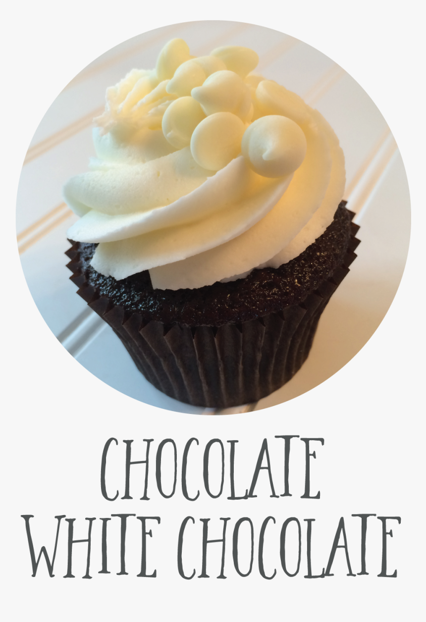 Chocolate White Chocolate - Cupcake, HD Png Download