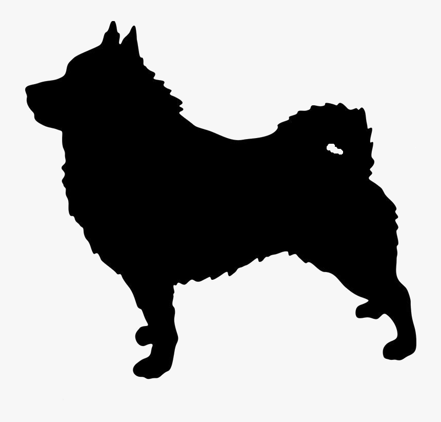 Norwegian Elkhound Silhouette, HD Png Download