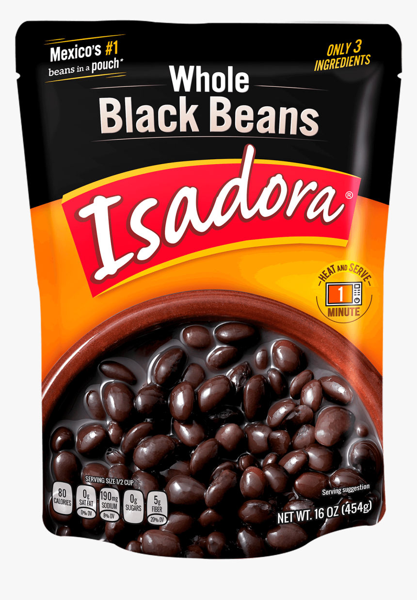 Frijoles Enteros Negros - Frijoles Isadora Enteros, HD Png Download