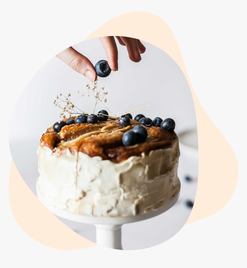 Whipped Cream For Naked Cake, HD Png Download