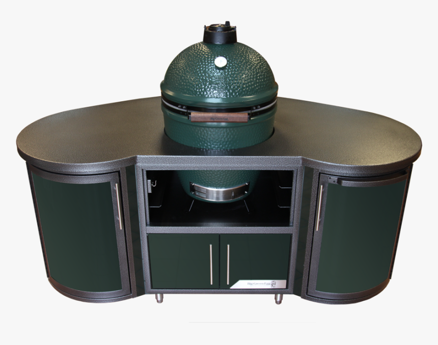 Custom Cooking Island - Green Egg Custom Cooking Island, HD Png Download